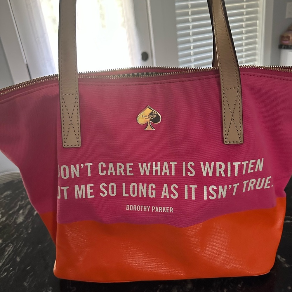Kate Spade Vibrant Pink and Orange Totes